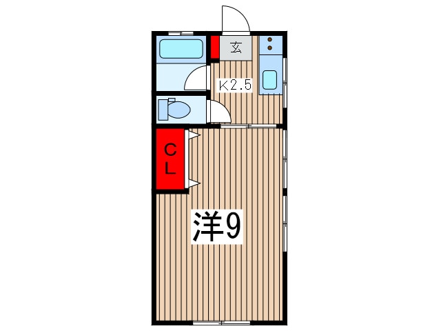 ジュネス秋津の物件間取画像