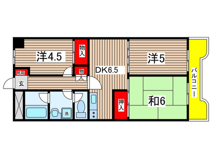 リバーサイド稲城の物件間取画像