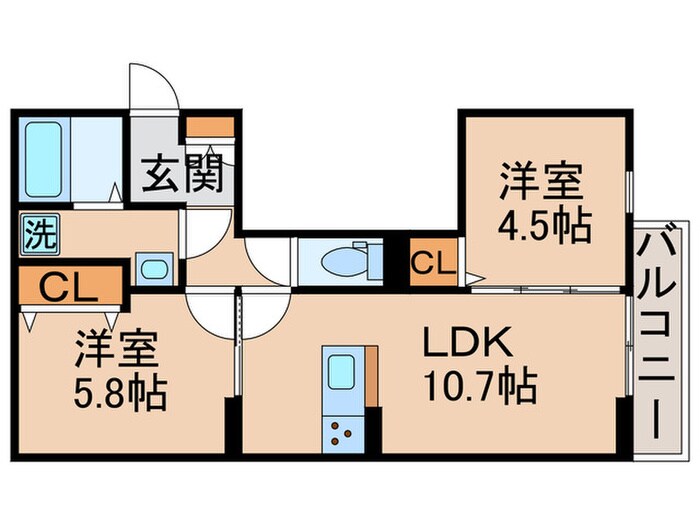 グラナーデ金町の物件間取画像