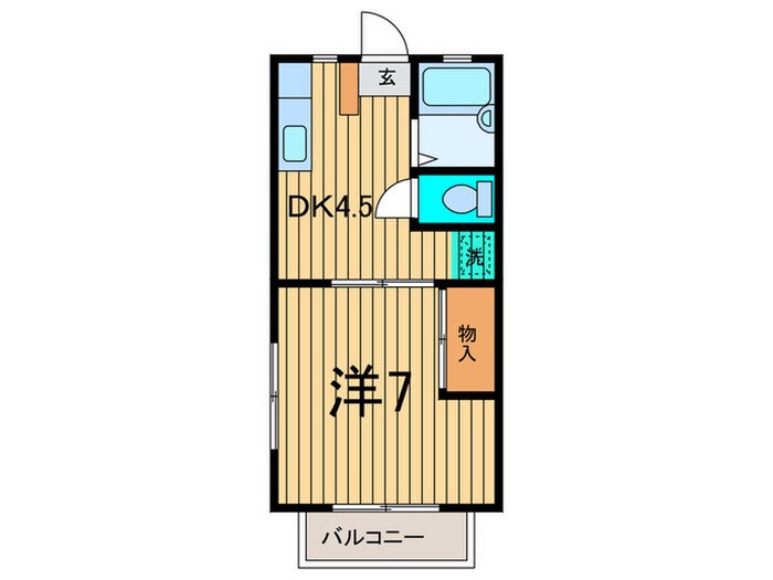メゾンプリュース・アンの物件間取画像