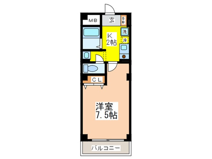 コムシェソワⅡの物件間取画像