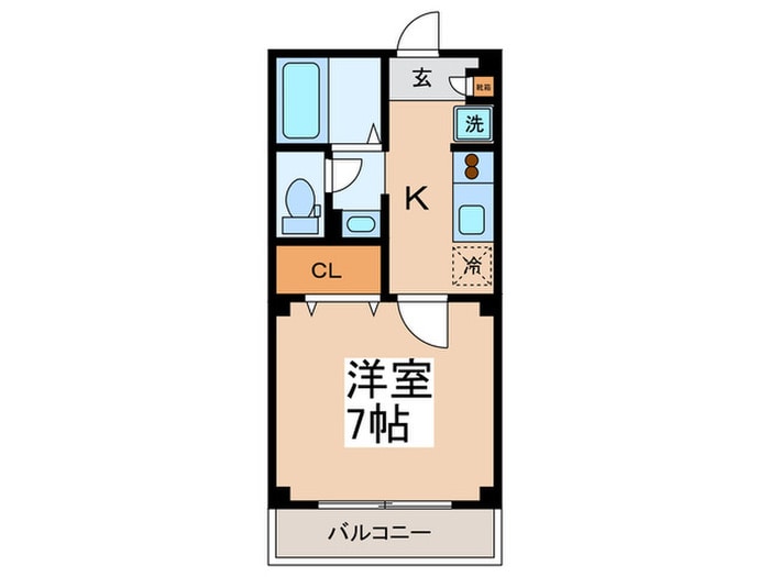 アトリオトモ弐番館の物件間取画像