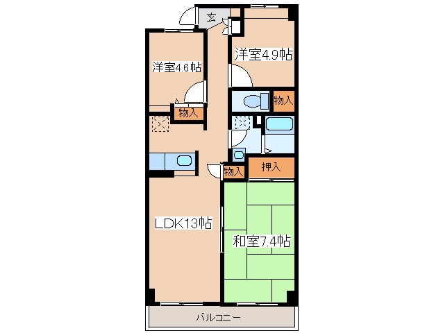 ラルカンシェルの物件間取画像