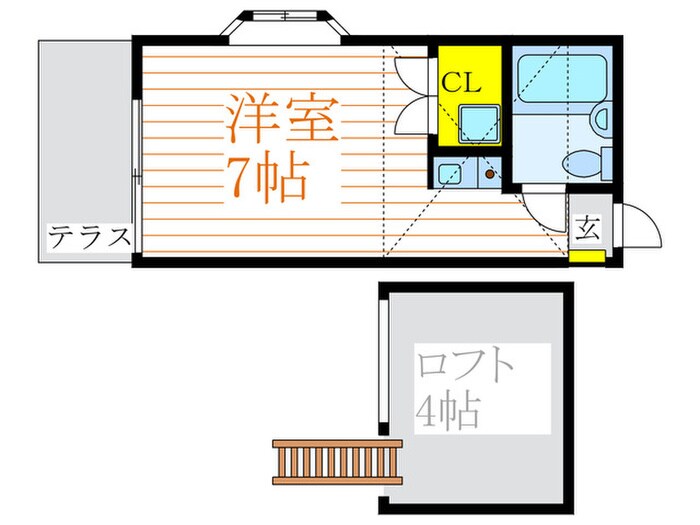 ベルフラットの物件間取画像