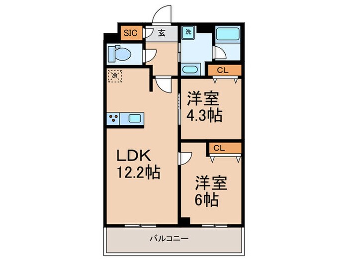 EMパレス田園調布の物件間取画像