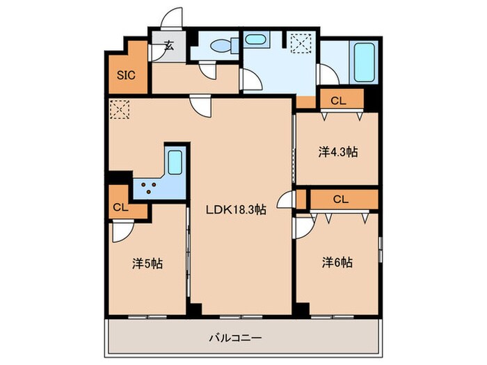 EMパレス田園調布の物件間取画像