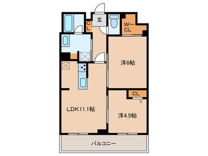 EMパレス田園調布の物件間取画像