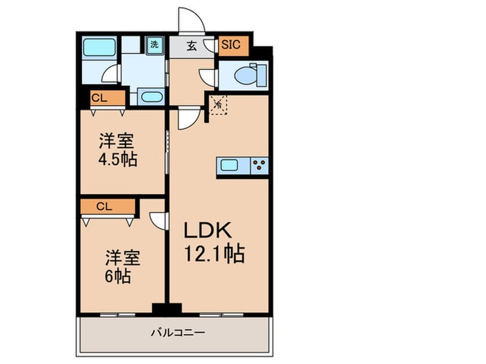 EMパレス田園調布の物件間取画像