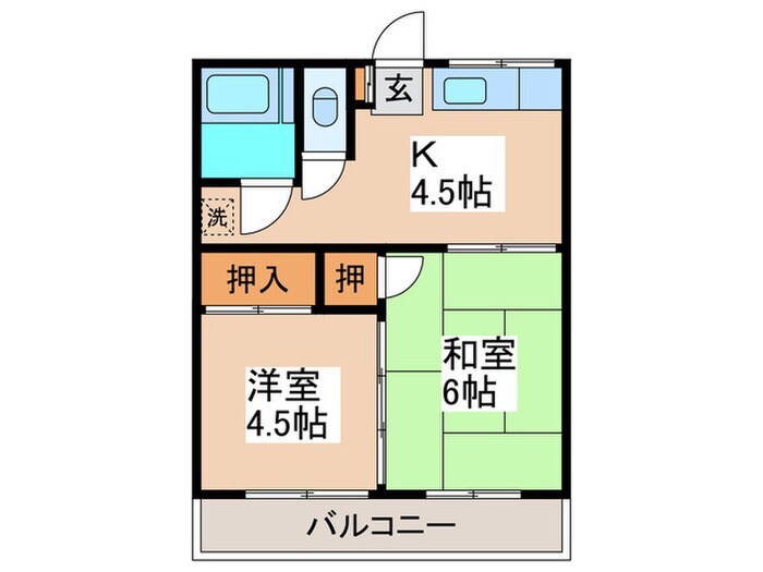 常和荘の物件間取画像