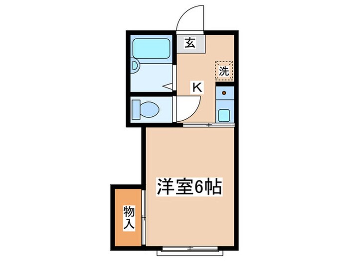 湘南ハイツの物件間取画像