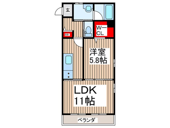 アルカディアⅤの物件間取画像
