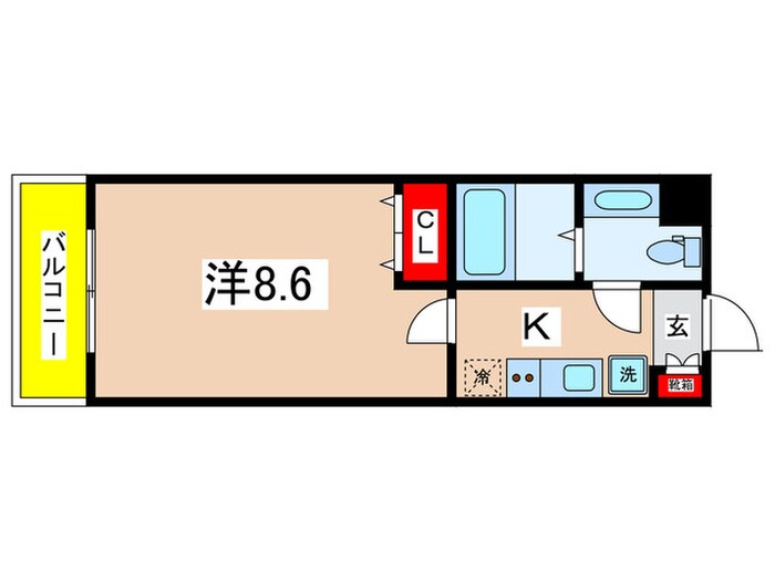 ロックス新百合ヶ丘の物件間取画像