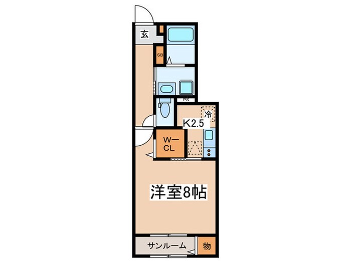 オリーブＳＴの物件間取画像