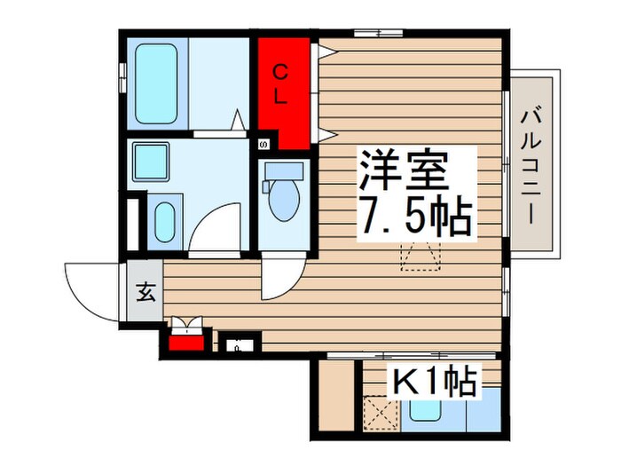 クロシェット津田沼の物件間取画像