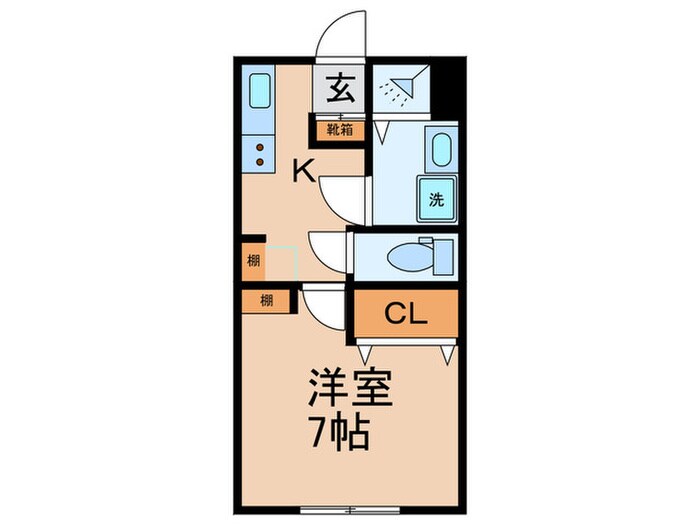 第２コ－ポさつきの物件間取画像