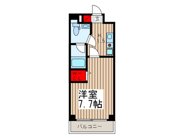 アクシーズグランデ高鼻町の物件間取画像