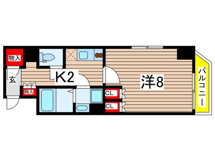 プレ－ル・ドゥ－ク東陽町(507)の物件間取画像