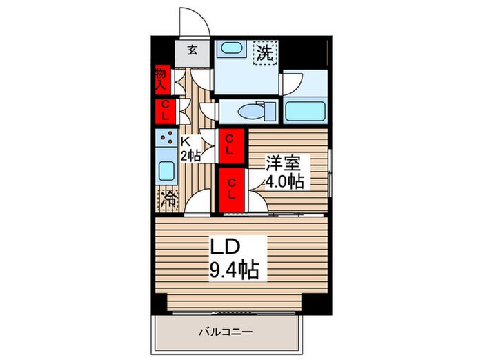 GENOVIA浅草Ⅵ　skygardenの物件間取画像