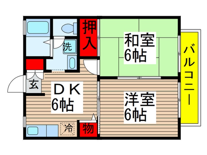 パル石井の物件間取画像