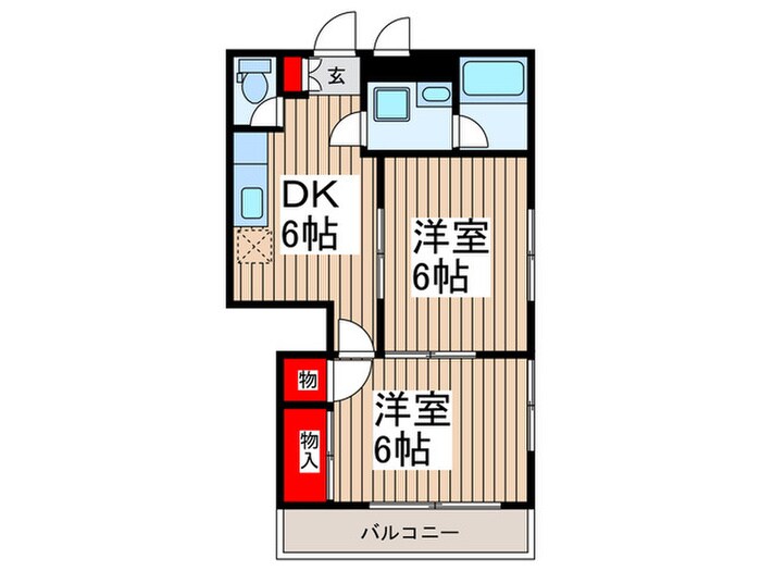 物件間取画像