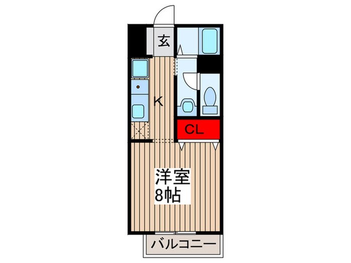 クレール加茂宮の物件間取画像