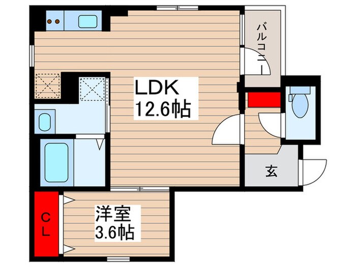 アバンテ向島の物件間取画像