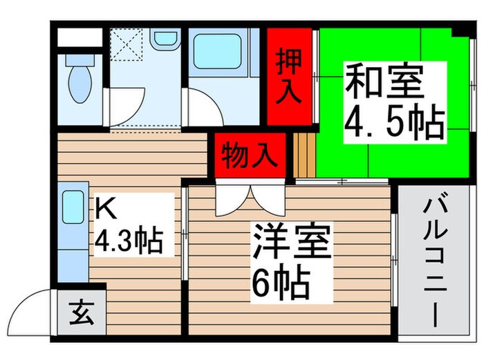 秋谷ビルの物件間取画像