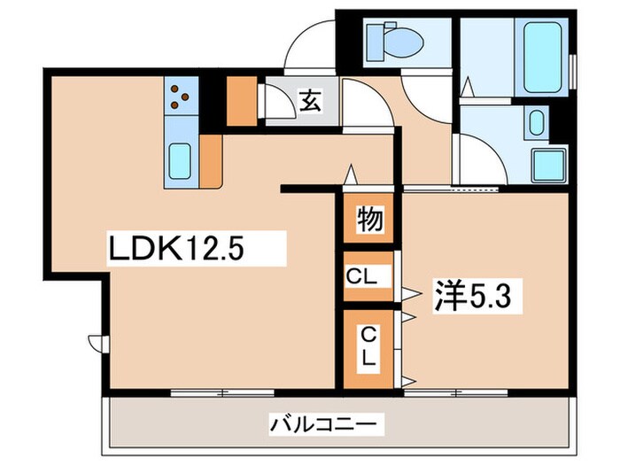 プランドール湘南の物件間取画像