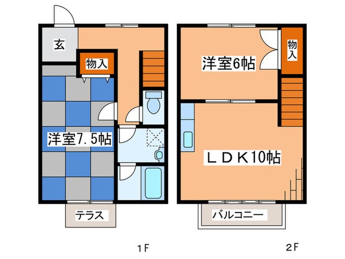 ファ－ストテラスの物件間取画像