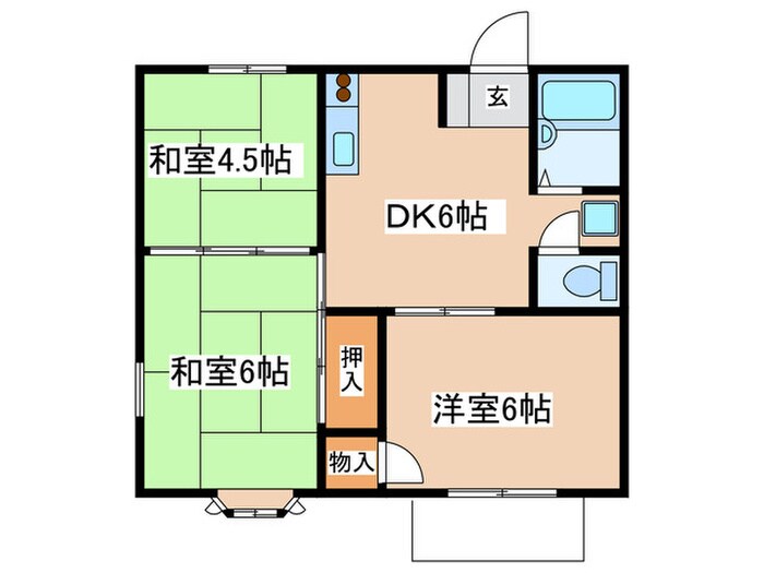 ヴィレッジひばりが丘の物件間取画像