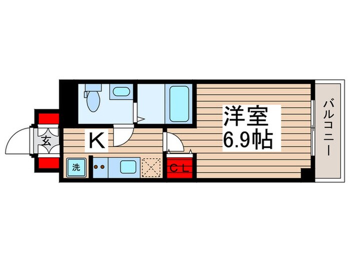 S-RESIDENCE松戸beneの物件間取画像