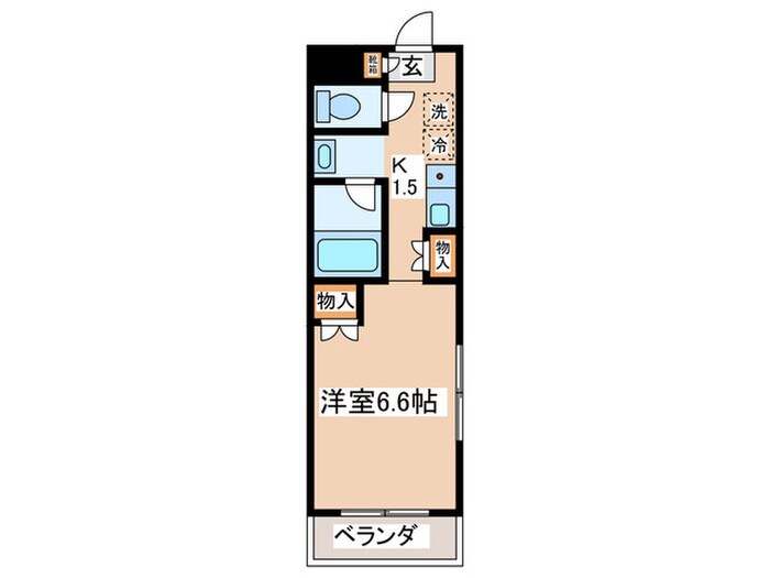 いぶきドミトリーの物件間取画像