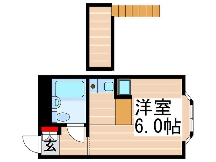 ベルピア六実第１－２の物件間取画像