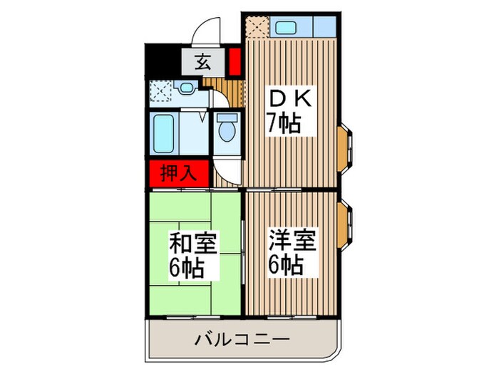 ヴィラ西川口の物件間取画像