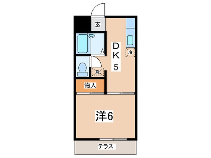 ピアコーポ相模原の物件間取画像