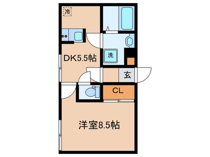 早稲田鶴巻町IMAハウスの物件間取画像