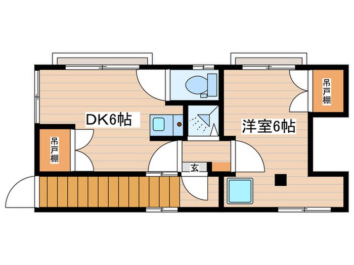 青果ハイツの物件間取画像