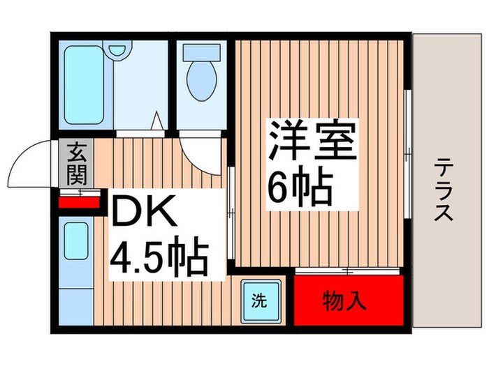 プランド－ル松戸の物件間取画像