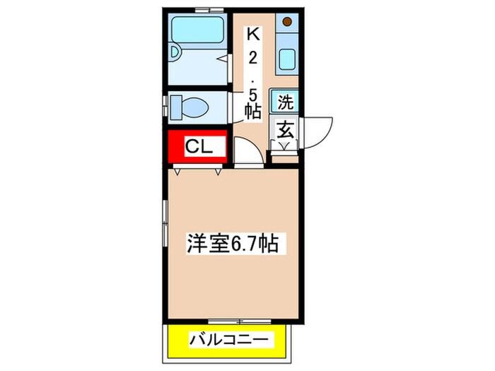 コンフォ－レ日吉２の物件間取画像