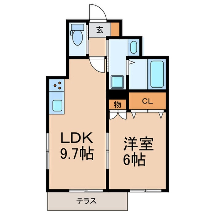 花島ハイム２の物件間取画像