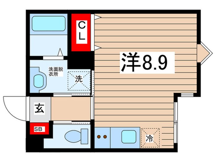 コネクトパーク末広の物件間取画像