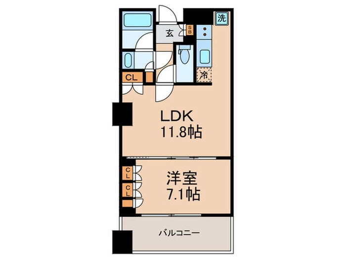 コンフォリア東池袋ＷＥＳＴの物件間取画像