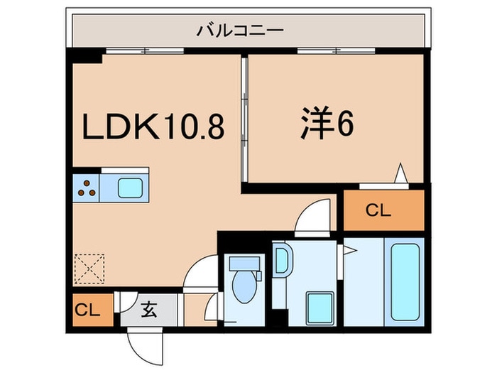 ヒルサイドの物件間取画像