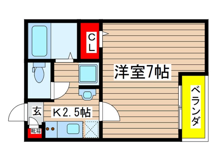 グランクオ－ル和光の物件間取画像