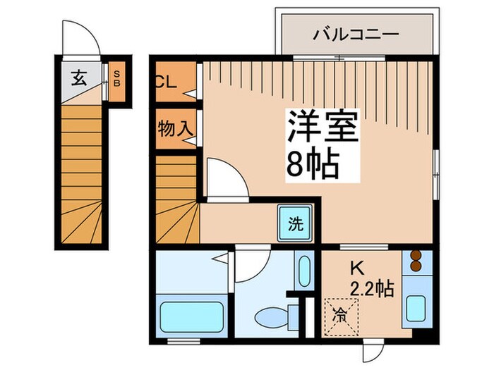 ディアコ－トの物件間取画像