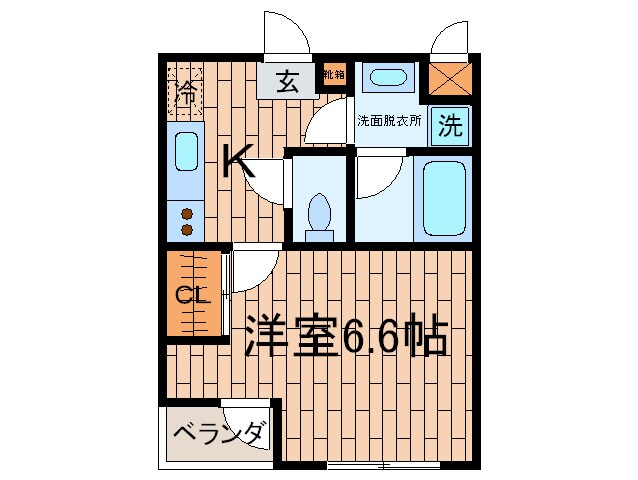 トラスト五本木の物件間取画像