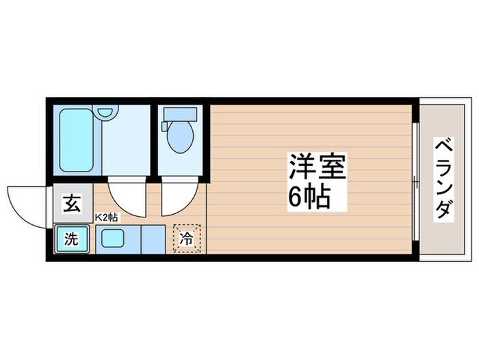 フェリースカベの物件間取画像