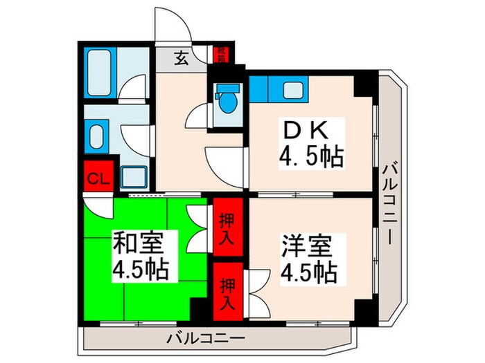 永田ビルの物件間取画像