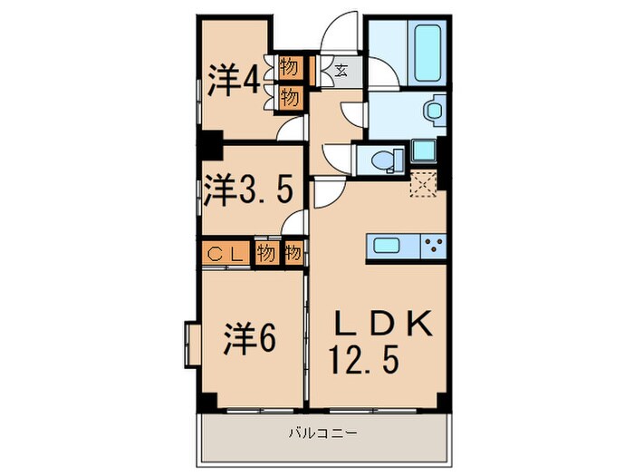 レジディア文京音羽の物件間取画像