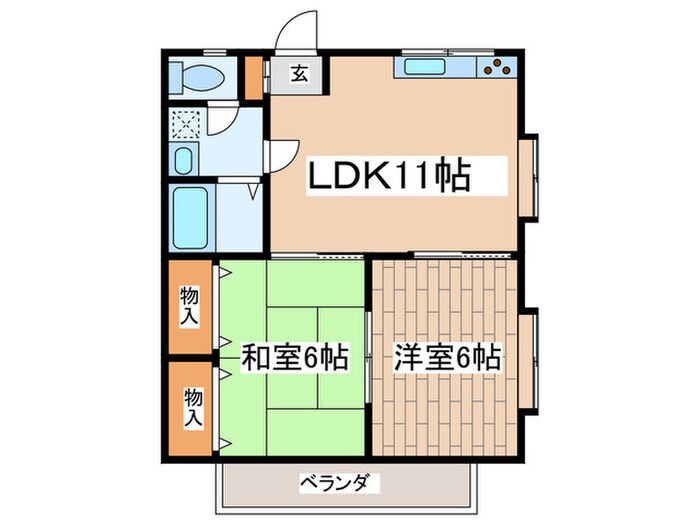 ウィズ調布リバーサイドの物件間取画像